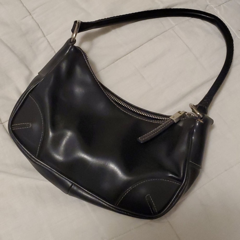 Black leather
